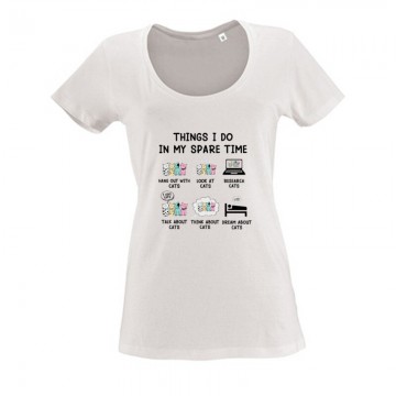 Things i do in my spare time Női O Nyakú Póló