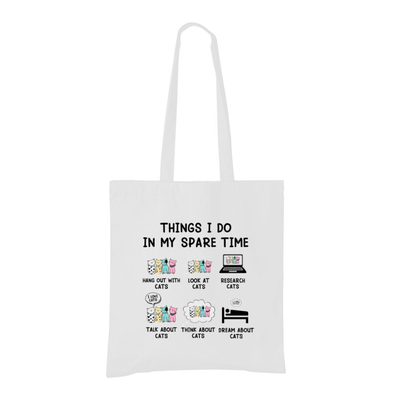 Things i do in my spare time Bevásárló Táska