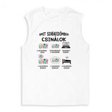 Amit szabadidőmben csinálok Férfi Trikó