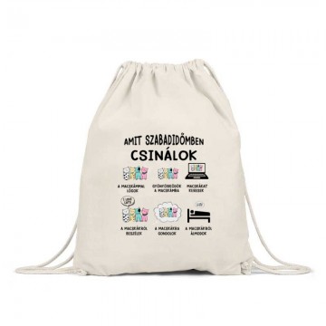Amit szabadidőmben csinálok Hátizsák