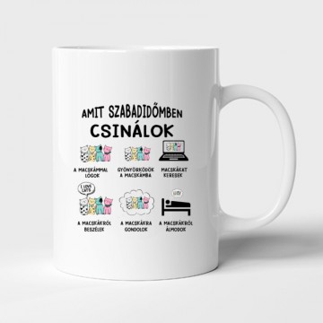 Amit szabadidőmben csinálok Bögre