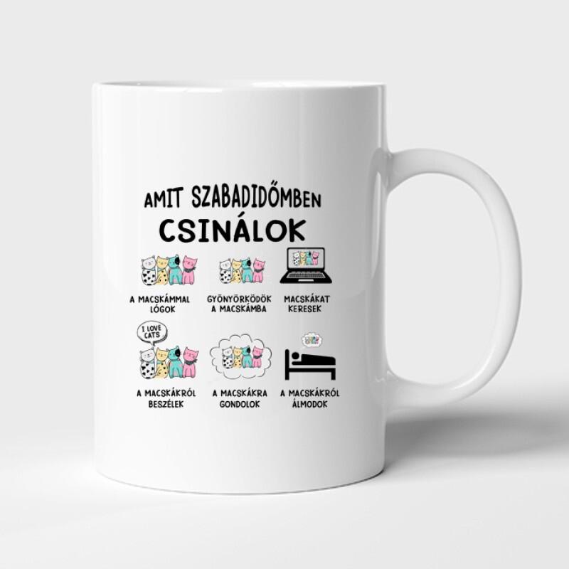 Amit szabadidőmben csinálok Bögre