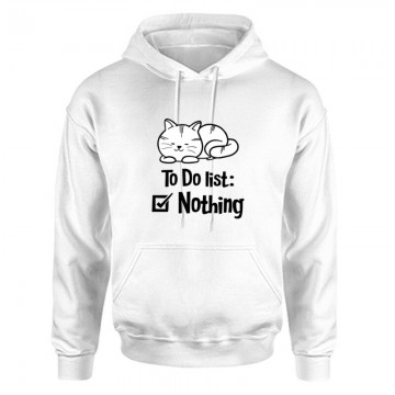 To Do List Unisex Kapucnis Pulcsi