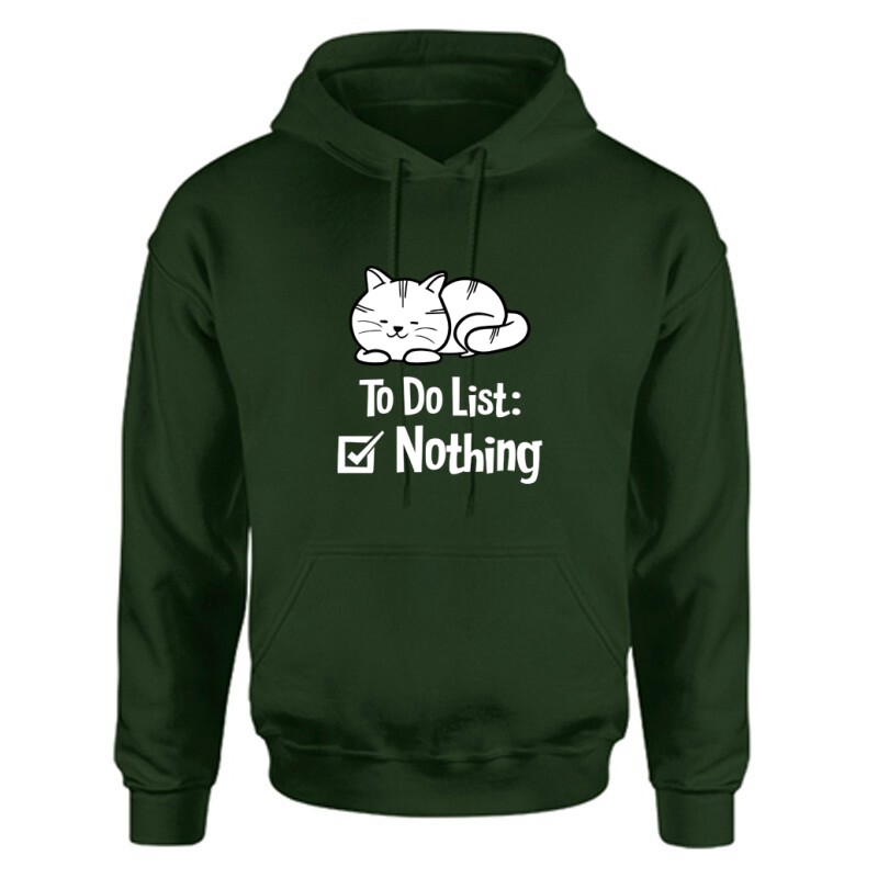 To Do List Unisex Kapucnis Pulcsi