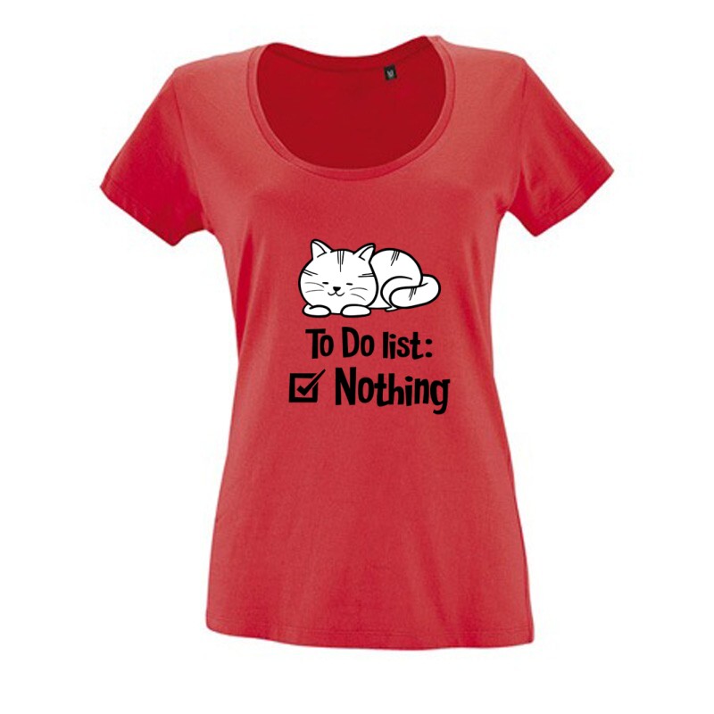 To Do List Női O Nyakú Póló