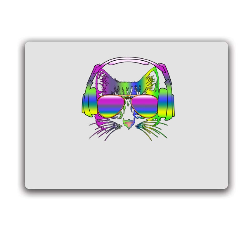 Rainbow music  cat Egérpad