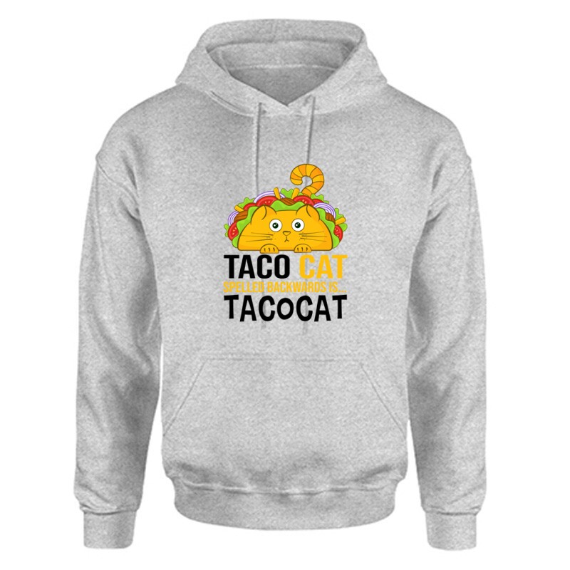 Taco Cat Unisex Kapucnis Pulcsi