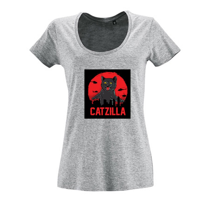 Catzilla Női O Nyakú Póló