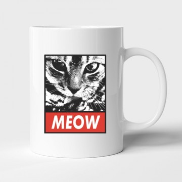 Meow picture Bögre