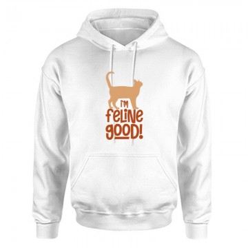 I'm feline Good Unisex Kapucnis Pulcsi