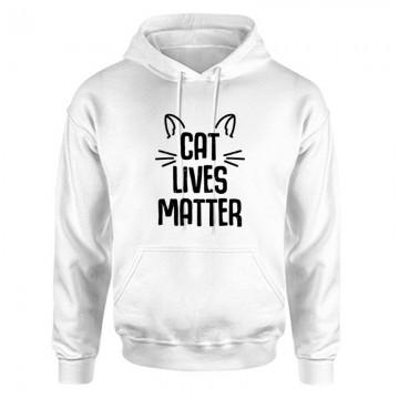 Cat Lives Matter Unisex Kapucnis Pulcsi