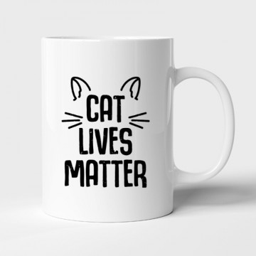 Cat Lives Matter Bögre