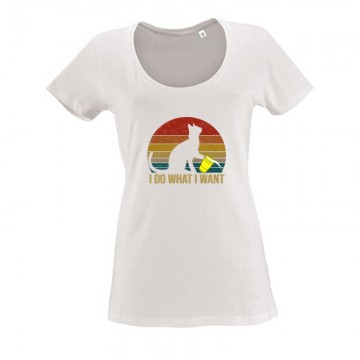 I do what i want 2 Női O Nyakú Póló