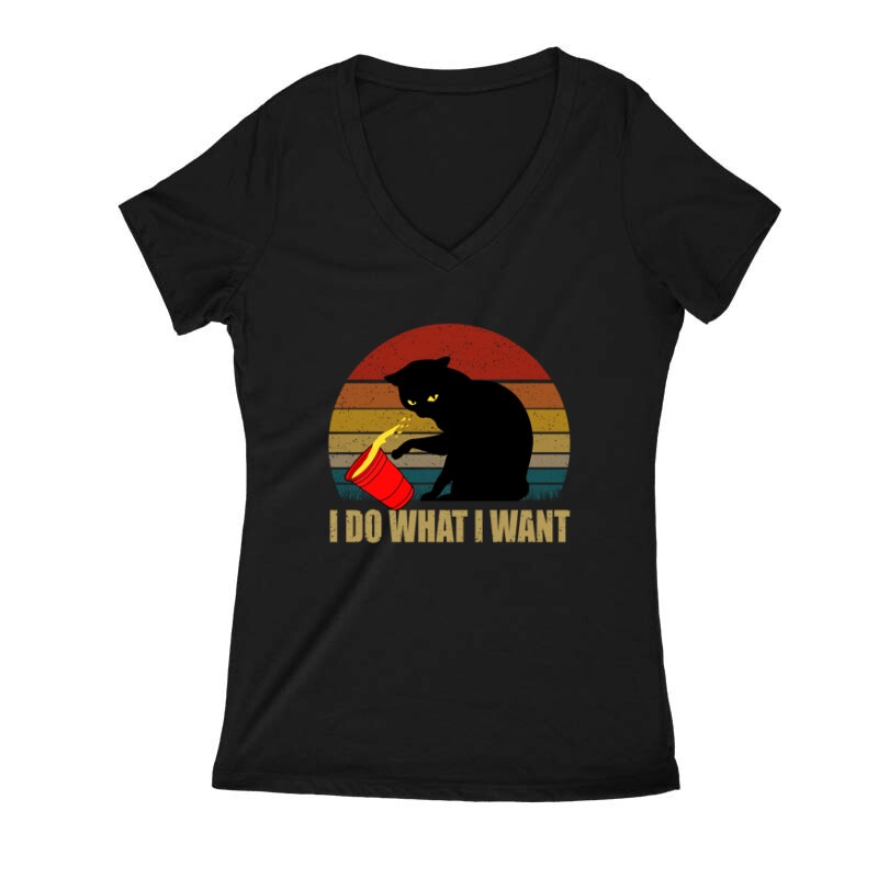 I do what i want3 Női V Kivágott póló