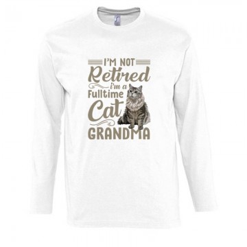 I'm not retired Hosszú Ujjú Póló