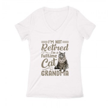I'm not retired Női V Kivágott póló