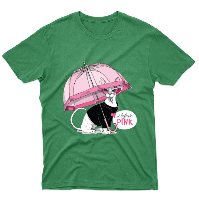 I believe in pink (umbrella) Unisex Póló