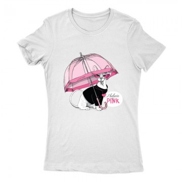 I believe in pink (umbrella) Női Póló