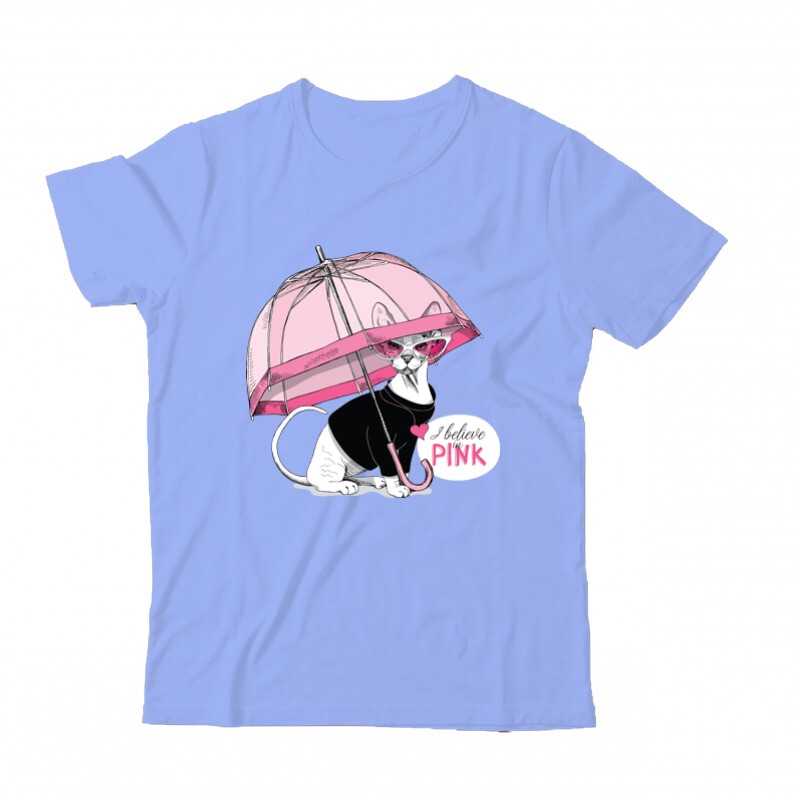 I believe in pink (umbrella) Gyermek Póló