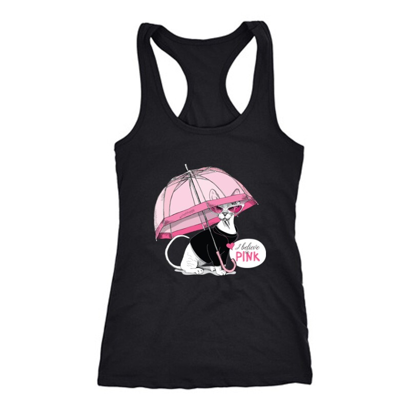 I believe in pink (umbrella) Női Trikó