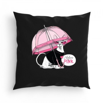 I believe in pink (umbrella) Párna