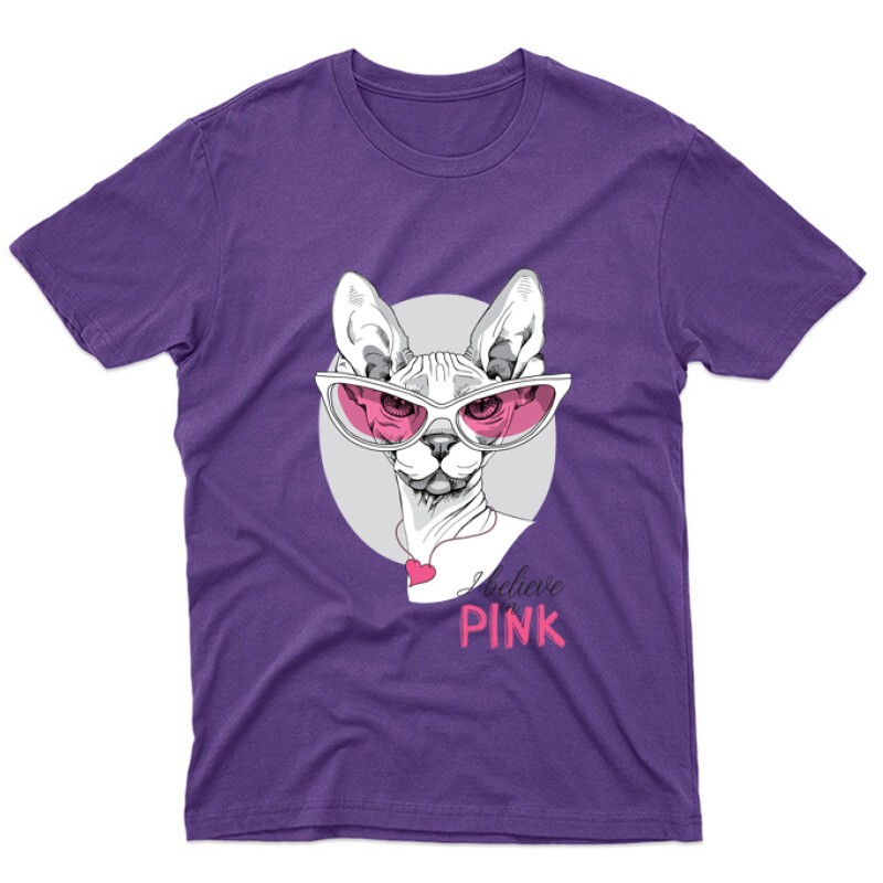 I believe in pink (sunglass) Unisex Póló