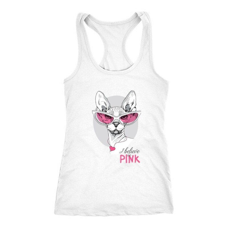 I believe in pink (sunglass) Női Trikó