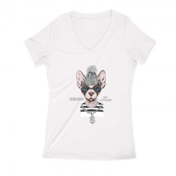 Rebellious Női V Kivágott póló