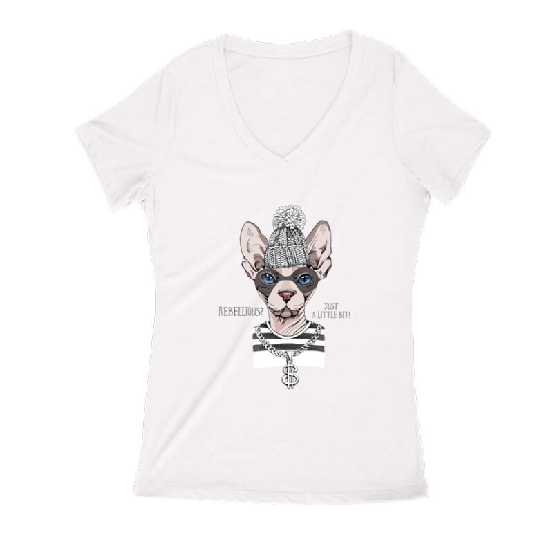 Rebellious Női V Kivágott póló