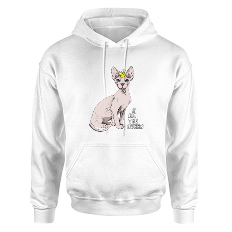 I am the Queen Unisex Kapucnis Pulcsi