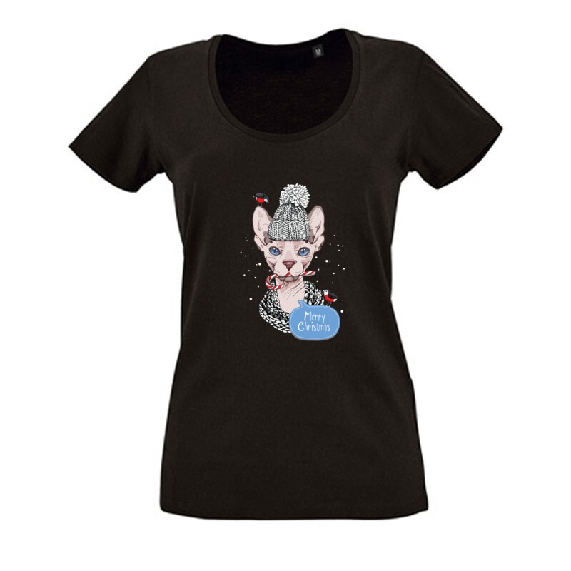 Merry Christmas Női O Nyakú Póló