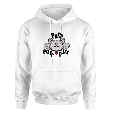 Purr purr purr Unisex Kapucnis Pulcsi