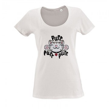 Purr purr purr Női O Nyakú Póló