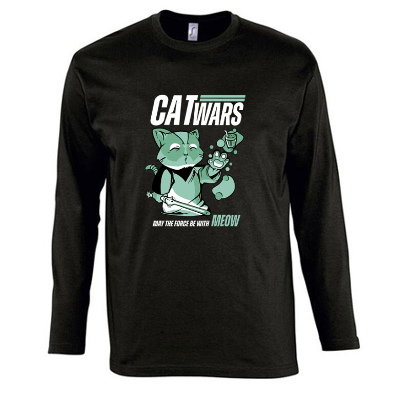 Cat Wars Hosszú Ujjú Póló