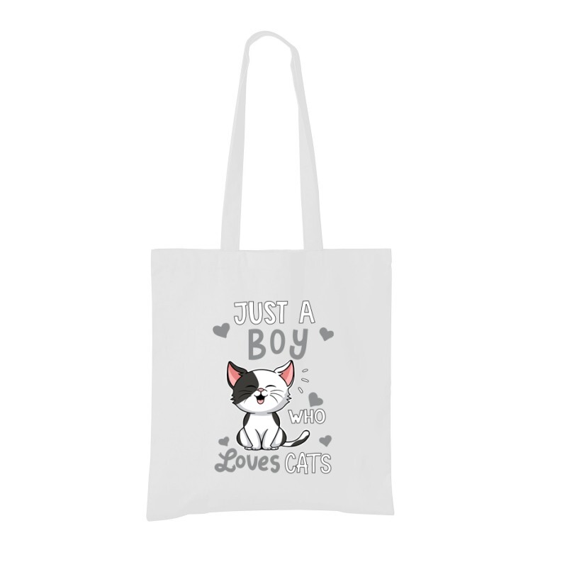 Just a Boy Who Love Cats Bevásárló Táska