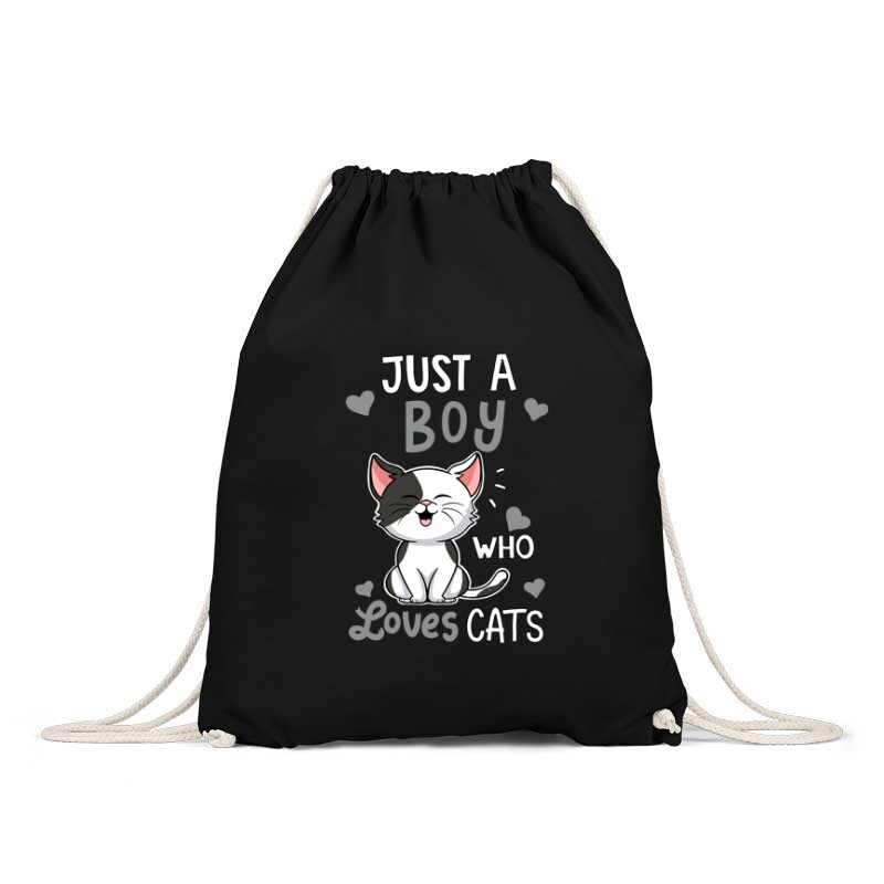 Just a Boy Who Love Cats Hátizsák