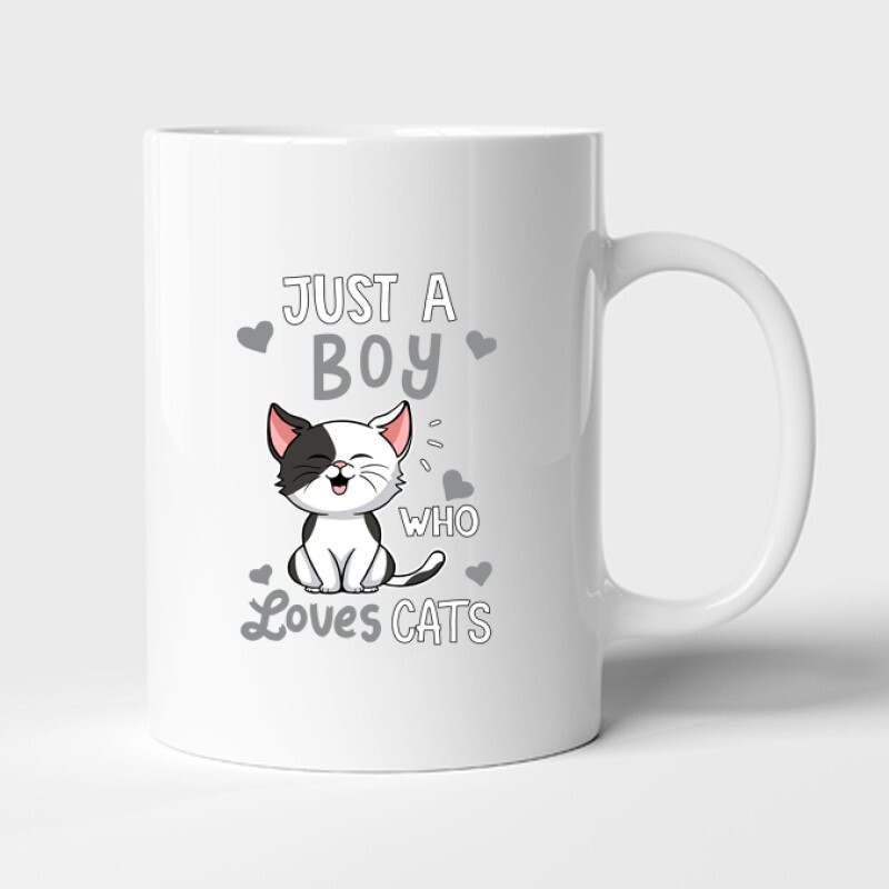 Just a Boy Who Love Cats Bögre