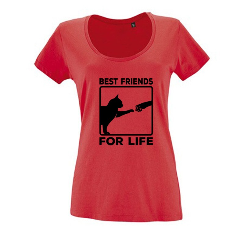 Best friends for Life Női O Nyakú Póló