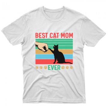 Best cat mom ever Unisex Póló