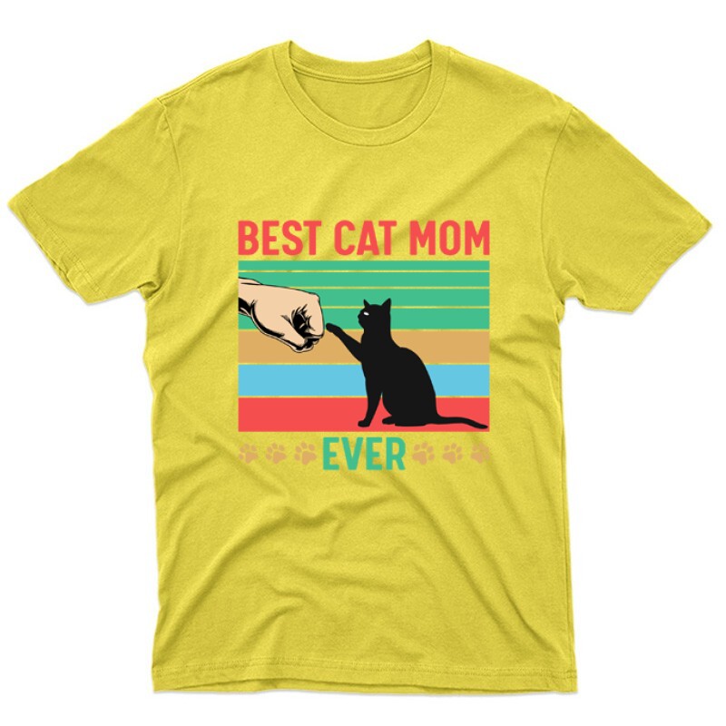 Best cat mom ever Unisex Póló