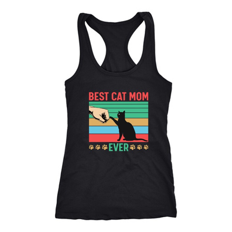 Best cat mom ever Női Trikó