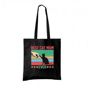Best cat mom ever Bevásárló Táska