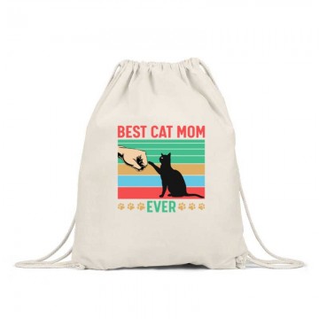 Best cat mom ever Hátizsák