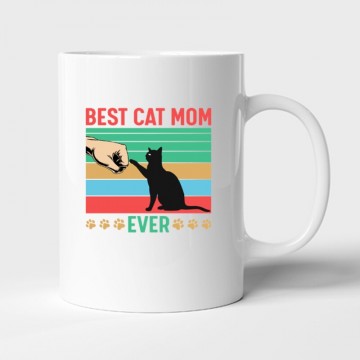 Best cat mom ever Bögre