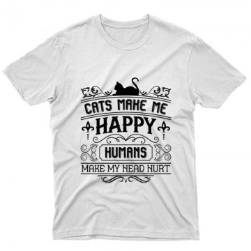 Cats make me Unisex Póló