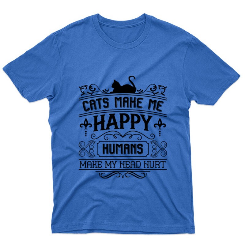 Cats make me Unisex Póló