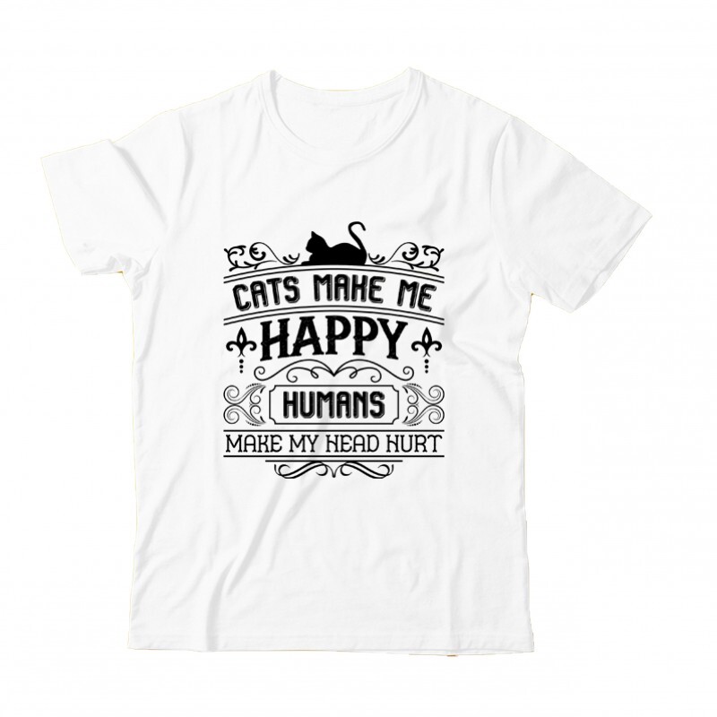 Cats make me Gyermek Póló