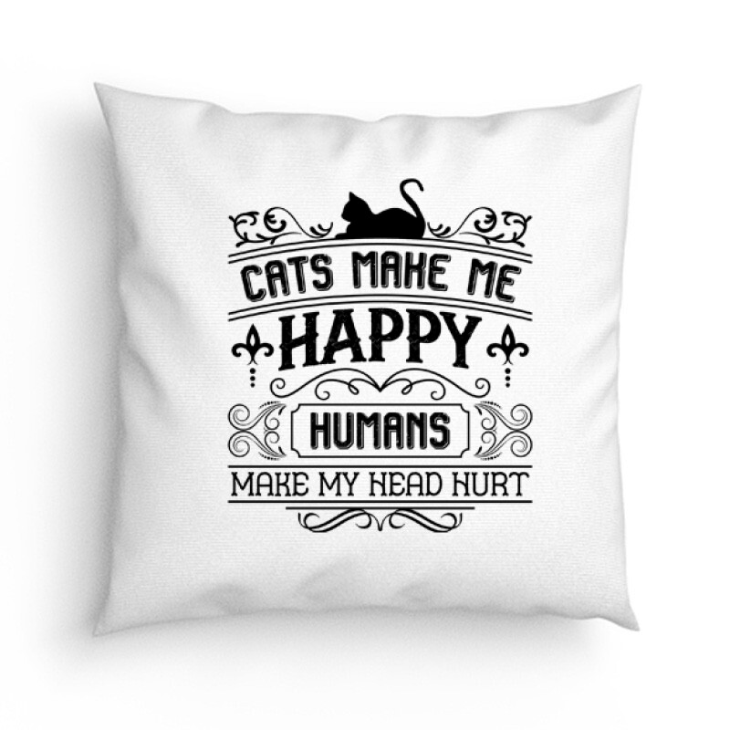 Cats make me Párna