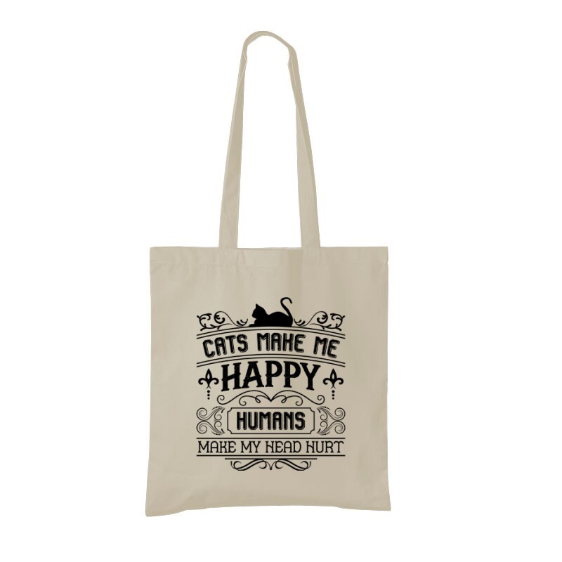 Cats make me Bevásárló Táska