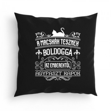 A macskák tesznek boldoggá... Párna